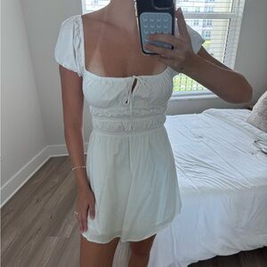 Princess Polly white baby doll dress!